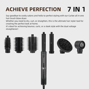 Salon professionnel Smart Interchangeable Automatique Haute Vitesse Circulation Chaud et Froid Sèche-Cheveux avec Souffleur et Brosses - Product Image 3