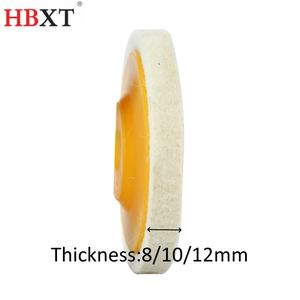 <span class=keywords><strong>Disque</strong></span> de roue de polissage en feutre de laine de 100 mm <span class=keywords><strong>pour</strong></span> <span class=keywords><strong>meuleuse</strong></span> d'angle métal poli aluminium acier inoxydable bijoux <span class=keywords><strong>bois</strong></span> plastique céramique verre - Product Image 2