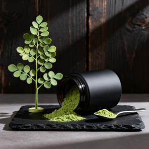 Poudre de feuilles de Moringa biologique certifiée, de qualité alimentaire, personnalisable et adaptée à divers usages - Product Image 3