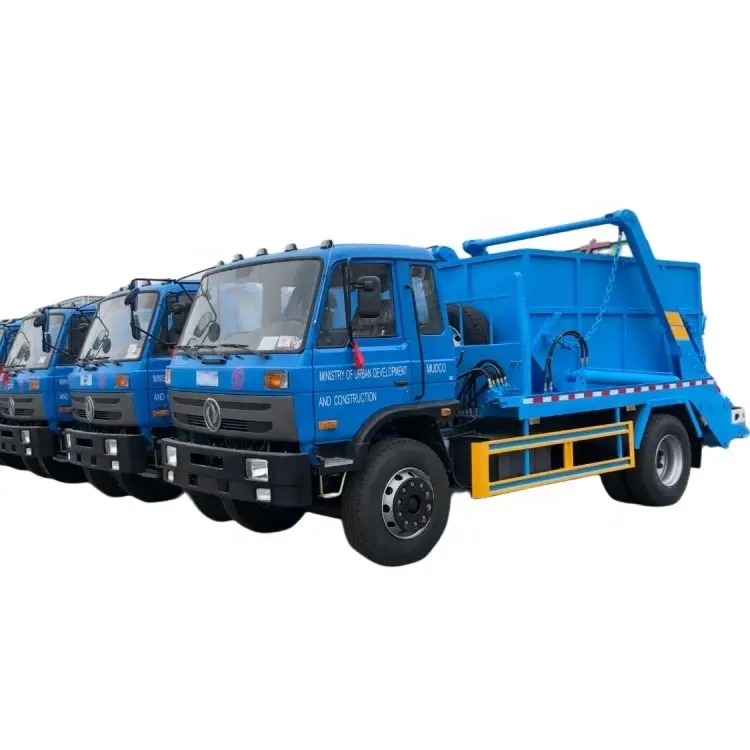 Dongfeng 4x2 Skip Loader Garbage Truck Refuse Transfer Vehicles Swing Arm Garbage Truck