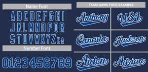 เสื้อเบสบอลแท้สไตล์คลาสสิกสีกรมท่า-เทาแบบกำหนดเอง - Product Image 3