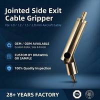 Support de suspension réglable articulé à sortie latérale pour câble, pour systèmes de suspension de câbles d'avion de 1,0, 1,2, 1,5 et 2,0 mm