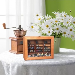Caja de madera maciza al por mayor para aliviar la ansiedad, moderna, terapéutica, creativa, pequeño regalo antiestrés, decoración de escritorio. - Product Image 1