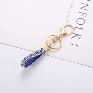 Rhinestone Keychain Sparkle Bling Glitter Crystal Lanyard <b>Key</b> <b>Chain</b> Bracelet Wristlet Bangle <b>Key</b> Ring Holder - Product Image 5