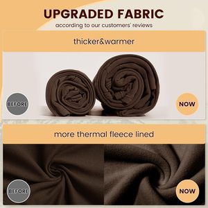 High Waisted Cropped Leggings Fleece Lined Soft <b>Tummy</b> <b>Control</b> Yoga Pants Women's Autumn Winter Warm Wear - Product Image 4