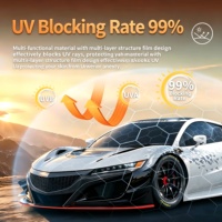 3M Crystalline CR20 American Tinted Original Foil Irr99 Removable Tint Nano Coating Chameleon Solar Car Window Film Wholesale