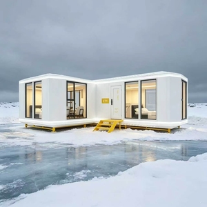Capsule House en aluminium préfabriquée, pod modulaire, cabine préfabriquée Apple, anti-givre, anti-neige, verre isolant Low-E - Product Image 1