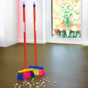 Household Items Low Price China <b>Indoor</b> Outdoor <b>Brooms</b> Dustpans Wooden Handle Fiber <b>Broom</b> Head Strong Cleaning Capacity Trend - Product Image 4