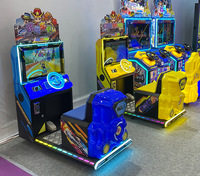 Machine de jeu d'arcade à pièces Jeu vidéo Simulateur de course automobile Machine de jeu de divertissement pour enfants