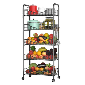 Kitchen rack home storage storage rack floor multi-layer supplies storage rack