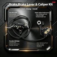 Kit de conversion d'étrier de frein arrière en aluminium CNC pour Surron Light Bee Ultra Bee Talaria MX4 MX3 KYZ, amélioration haute performance tout-terrain