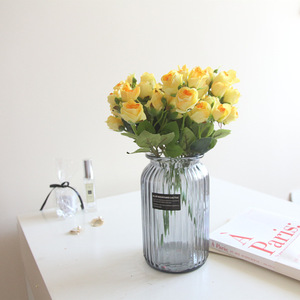 Exquisito ramillete de capullos de rosa pequeños, accesorios DIY para el hogar, boda, ramo de novia, proyecto de decoración de pared, arreglo floral. - Product Image 3