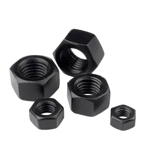 M4-M64 M8 M10 M12 M16 Grade 8 Black Oxide Hex Nut