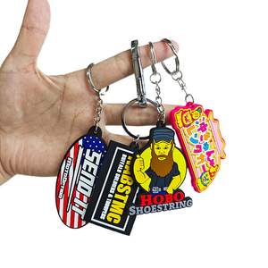 Llavero de PVC Suave 2D 3D Personalizado, Diseño de Bandera con Logotipo de Personaje OEM, Anillo de Goma para Llaves, Mercancía de Marca <span class=keywords><strong>al</strong></span> <span class=keywords><strong>por</strong></span> <span class=keywords><strong>Mayor</strong></span> - Product Image 1