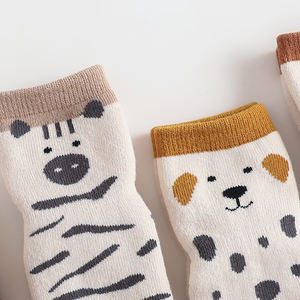 Kaos Kaki Bayi Musim Dingin Bermotif Hewan Lucu, Berbahan Katun <span class=keywords><strong>Terry</strong></span>, Anti Selip, untuk Bayi Baru Lahir dan Balita, Kaos Kaki Anti Selip untuk Dalam Ruangan - Product Image 4