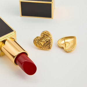 Pendientes con Hebilla de Cinturón en Forma de Corazón, Acero Inoxidable 18K, Joyería de Regalo - Product Image 4