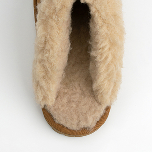 Zapatillas de invierno con suela gruesa de dibujos animados para hombre, zapatos de imitación de cuero, Boca de lana, palo frío - Product Image 6