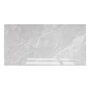 热卖60x120瓷砖标准白色大理石瓷砖地板光泽瓷器地板大理石瓷砖