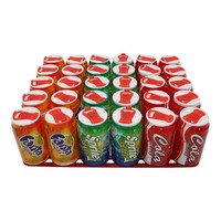 Vente en gros de bonbons miniatures halal, comprimés de sucre, pastilles, boissons gazeuses pétillantes, saveurs de bonbons, cola, bouteille, boîte