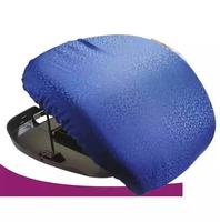 Bantal Penyangga Duduk Portabel, Alat Bantu Naik Turun Kursi dan Sofa dengan Alas Anti Selip, Mampu Menahan Beban hingga 150KG, Biru, Logam+Poliester