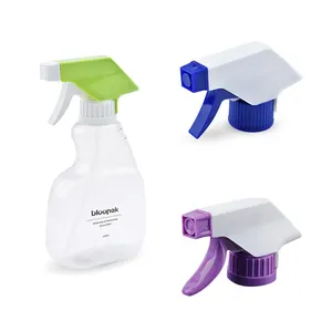 China Manufacturer 28/400 28/410 Water Cleaning Plastic Trigger Sprayer Bottle 200ml Empty Trigger Plastic Sprayer Bottle