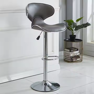 Zxm Home Office Furniture Modern Black Adjustable Lift Height Kitchen Counter High Dining Chairs Swivel <b>Bar</b> <b>Stool</b> Chairs - Product Image 5