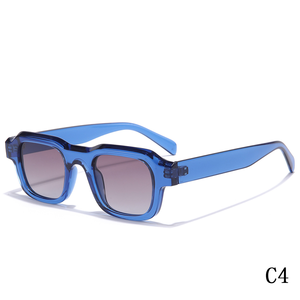 2024 New cổ điển bảo vệ UV PC Sunglasses For Men và phụ nữ vuông khung với kim cương phù hợp hình chữ nhật phong cách thời trang - Product Image 5