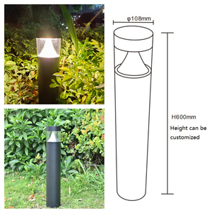 Lampu Taman Led, gaya baru Led paling populer Modern lampu penambat luar ruangan Ip65 Led lampu taman bodi aluminium - Product Image 4