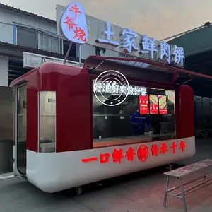 Bubble Tea Cotton Candy Hand Push Lunch Fast Japanese Coffee Food Stand Car Trailer Fast Food Kiosk Truck Cart Usa For Sale