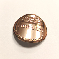 Étiquettes de Cologne rondes en relief, autocollants de luxe pour flacons de parfum, autocollants personnalisés en feuille d'or rose