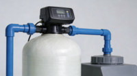 Adoucisseur d'eau commercial pour chaudière avec média filtrant 2000L/heure, système de traitement de l'eau dure, multi-tension (380V/220V/110V)