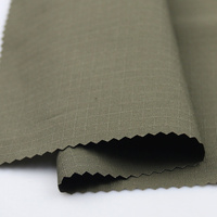 Tissu Ripstop Tactique NC5050 RG Haute Ténacité 50% Nylon 50% Coton, Tissu Imperméable en Mélange Coton-Nylon, Teint Uni, Ripstop