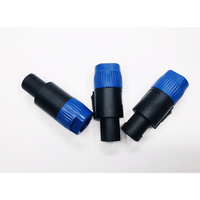 Adaptateur de haut-parleur 4 pôles, connecteur de câble audio-vidéo, broches en cuivre nickelées, étanche, C-NL4FC, prise Speakon 4 broches