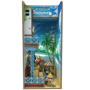 Tùy Chỉnh Chính Bạn Thiết Kế <span class=keywords><strong>DIY</strong></span>/Mutil-Fuctional Món Quà Giáng Sinh Cuốn Sách Nook Nghệ Thuật Thủ Công Trẻ Em Giáo Dục Đồ Chơi 3D Bằng Gỗ Câu Đố - Product Image 5