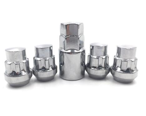 41700 г., шестигранная цветная стальная гайка с открытым концом для блокировки колес прицепа, для безопасности автомобиля