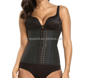 Moldeador De Cuerpo De Látex Corse De Hueso De Acero De Alta Compresión 25 Colombianas Fajas Con Control De Barriga Entrenador De Cintura Modelador De Cachos - Product Image 2