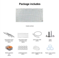 Panneau LED RGBW PSB212C SMD5050 216 LED DC 24V 30W Angle de Faisceau 120° Solution d'Éclairage Moderne Blanc Tunable Pleine Couleur Garantie 5 Ans