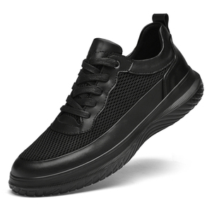 Premium Quality Men's Formal Oxford Dress Shoes Durable Top Layer <b>Leather</b> Summer Business Black <b>Sneakers</b> Walking Style - Product Image 4