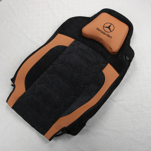 Housses de siège complètes pour camion GANE en cuir imperméable et résistant aux taches, <span class=keywords><strong>4</strong></span> pièces, style luxueux toutes saisons pour Mercedes Benz - Product Image 6
