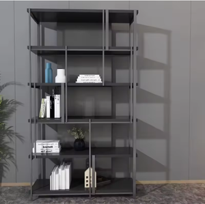 EX631 Meuble à vin commercial de luxe sur pied avec porte-verres en acier inoxydable pour cave à vin - Product Image 3