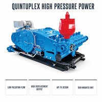 Pompa Lumpur Quintuplex China API 7K Pompa Lumpur Fraktur Tekanan Tinggi untuk Rig Pengeboran Ladang Minyak OEM Grosir Ekspor