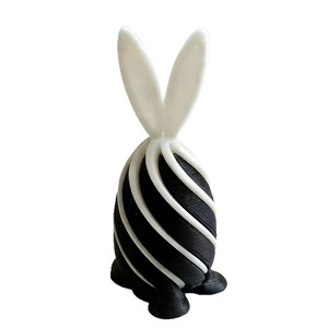 Figurine de lapin musicale imprimée en 3D, modèle animal, décoration de maison, jouet de Pâques, cadeau créatif - Product Image 5