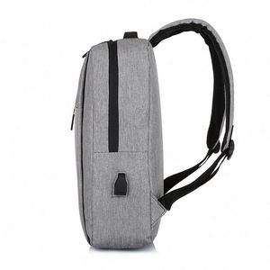 Factory Wholesale Business Men' School Bag Customize LOGO Teens Leisure Travel <b>Laptop</b> <b>Backpack</b> with Usb Mochila - Product Image 3