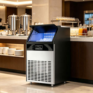 <b>Ice</b> Automate <b>Maker</b> Electric Square 150kg Capacity Home & Commercial Use Stainless Steel Automatic - Product Image 2