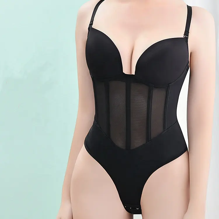 Liền mạch thoáng khí Tummy kiểm soát bụng Push-up thong cơ thể Shaper skims Shapewear bodysuit cho phụ nữ người lớn Áo ngực phụ nữ