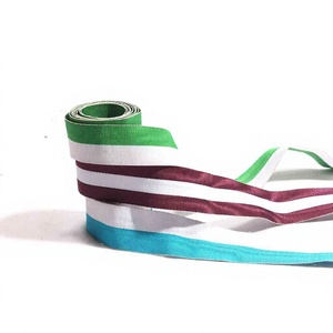 2025 tissu de ruban de moiré à rayures multicolores personnalisées meilleur fil de taille pour médailles de cérémonie personnalisées - Product Image 1