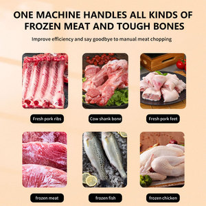 Nouvelle scie à os en acier inoxydable Xibao, machine à découper la viande, scie à ruban de boucher sur comptoir, découpeuse de viande congelée, haut rendement, 2 ans - Product Image 6