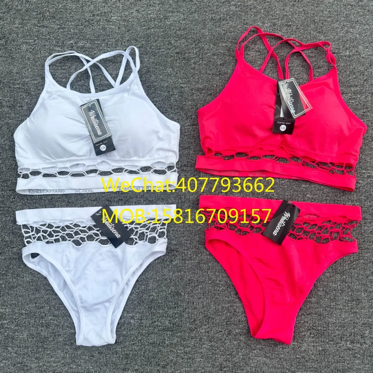 Conjunto de sujetador de ropa interior transpirable sin costuras sin cables para Yoga Fitness tipo tirantes Sujetador deportivo para mujer y conjuntos de calzoncillos Panamá Argentina