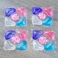 60pcs ramah kulit 5 IN1 cepat larut Gel deterjen Pods lembut pakaian sekali pakai untuk noda kuat grosir