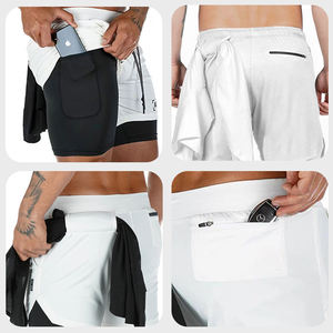 Shorts de sport <span class=keywords><strong>pour</strong></span> <span class=keywords><strong>homme</strong></span> 2026 Essentials, imperméables, style hip-hop, séchage rapide, légers et respirants, <span class=keywords><strong>pour</strong></span> la gym, le fitness, la course et l'entraînement - Product Image 4